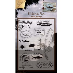 (6410/0303)Clear stamp NL - fish theme