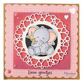 (CR1644)Craftables Circle of hearts