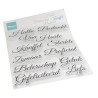 (CS1157)Clear stamp Elegante wensen