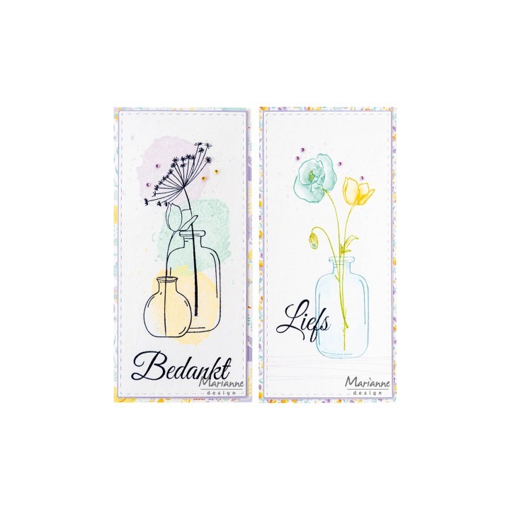 (CS1157)Clear stamp Elegante wensen