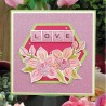(ADCS10079)Clear Stamps - Amy Design - Pink Florals - Orchid