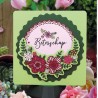 (ADD10310)Dies - Amy Design - Pink Florals - Big Floral Circle