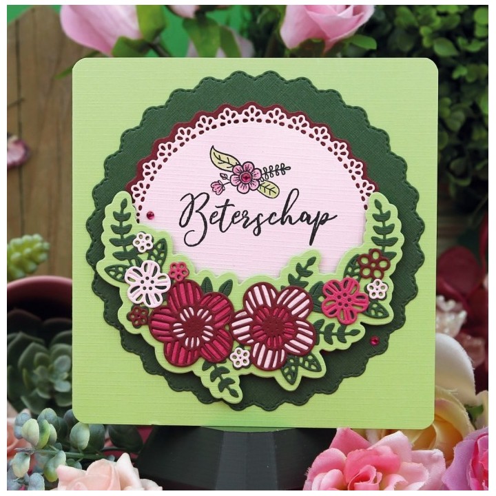 (ADD10311)Dies - Amy Design - Pink Florals - Floral Elements