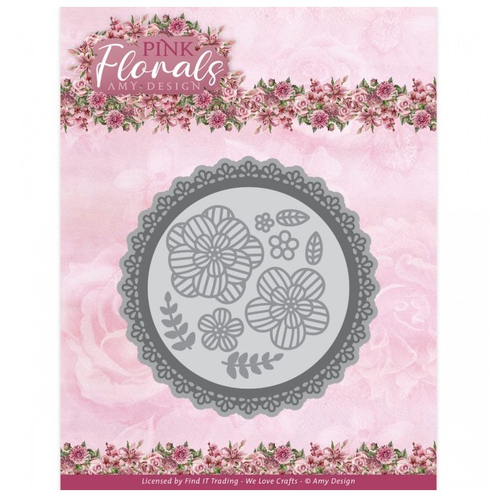 (ADD10311)Dies - Amy Design - Pink Florals - Floral Elements
