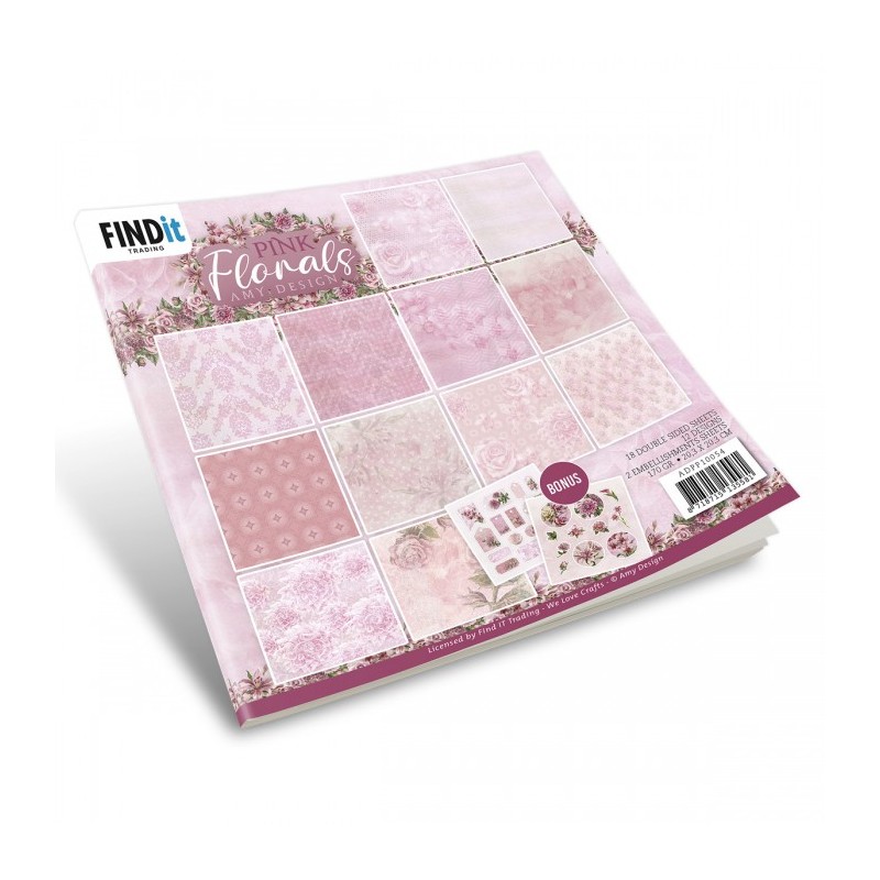 (ADPP10054)Paperpack - Amy Design - Pink Florals - Design