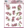 (SB10897)3D Push Out - Amy Design - Pink Florals - Orchid