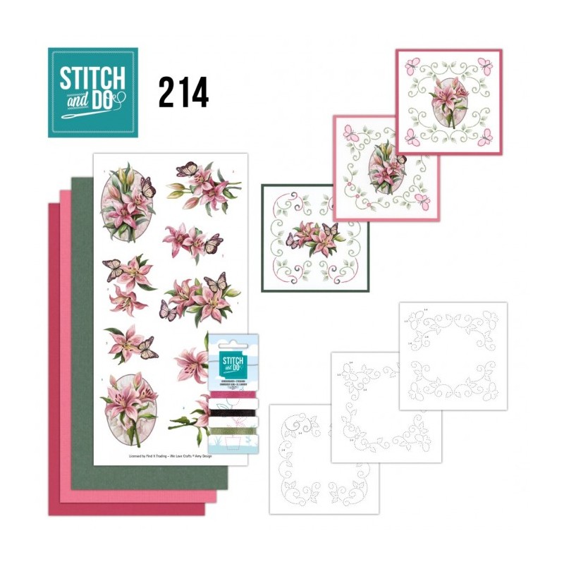 (STDO214)Stitch And Do 214 - Amy Design - Lilies