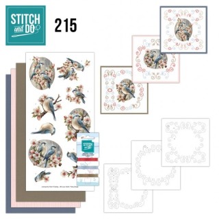 (STDO215)Stitch And Do 215 - Amy Design - Blue Birds