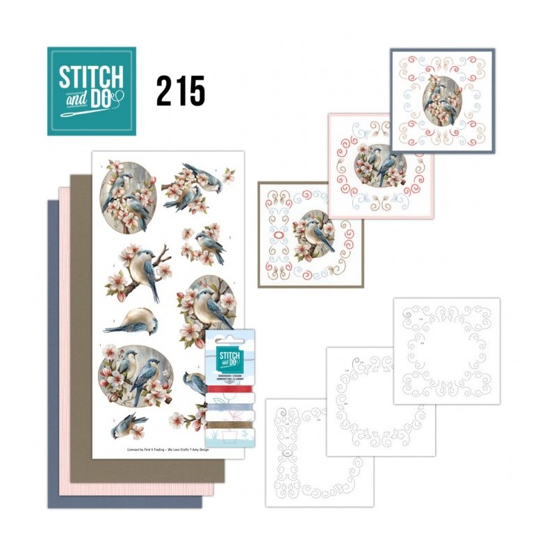 (STDO215)Stitch And Do 215 - Amy Design - Blue Birds