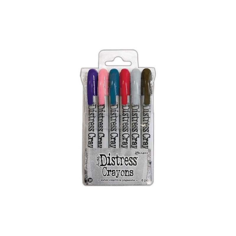 (TDBK84792)Ranger Distress crayons - Tim Holtz - kit nr.16