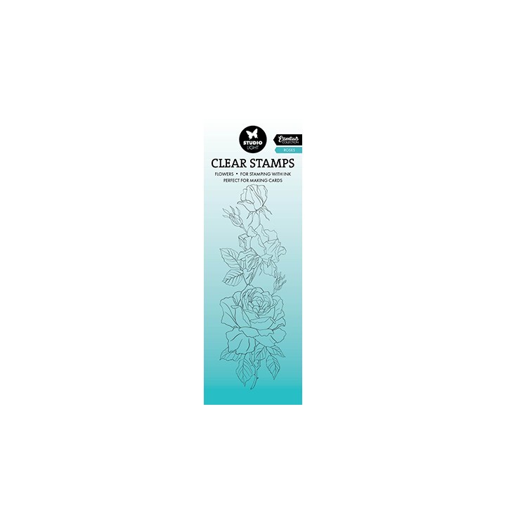 (SL-ES-STAMP587)Studio light SL Clear stamp Roses Essentials nr.587