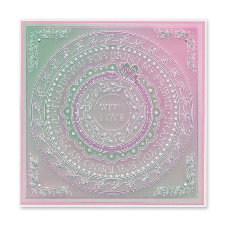(GRO-WO-42240-15)Groovi Plate A4 JAZZ'S THANK YOU TOPPERS & TAGS