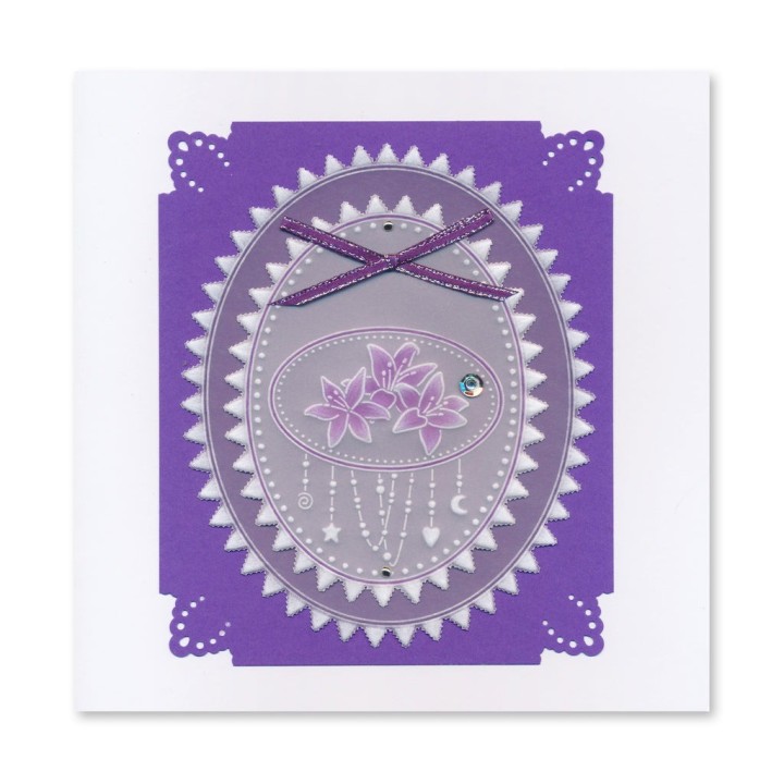 (GRO-WO-42239-15)Groovi Plate A4 JAZZ'S HAPPY ANNIVERSARY TOPPERS & TAGS