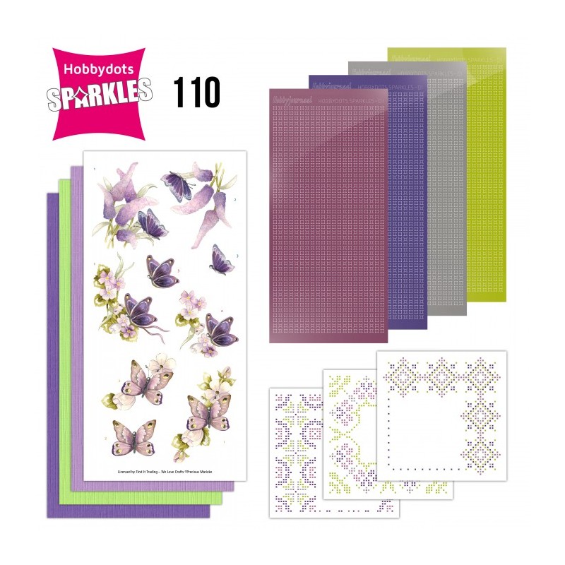 (SPDO110)Sparkles 110 - Precious Marieke - Butterflies In Purple