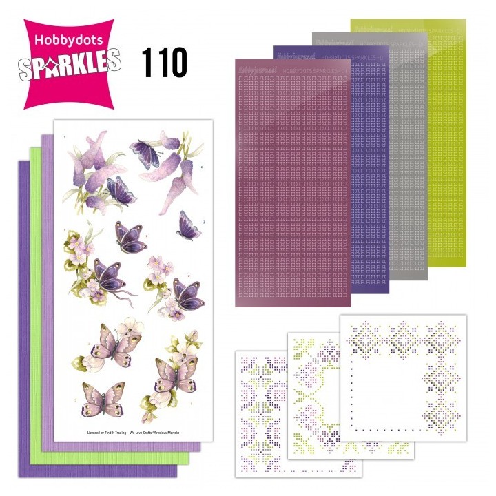 (SPDO110)Sparkles 110 - Precious Marieke - Butterflies In Purple