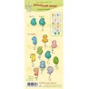 (55.8986)LeCrea - Combi clear stamp Number Balloons