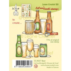 (55.9037)LeCrea - Combi clear stamp Beer