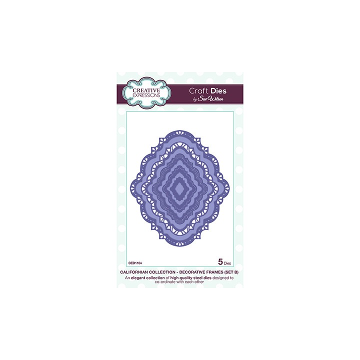 (CED1104)Craft Dies - Decorative Frames (Set B)