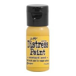 (TDF53125)Ranger Distress Paint Flip Cap Bottle - Tim Holtz - Mustard Seed