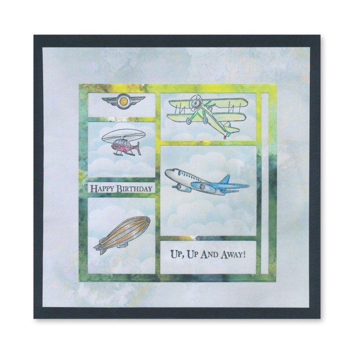 (ACC-CA-31461-88)TEA PAPERS - ABSTRACT LAYOUT 1 INFUSIONS COLLAGE PAPER 8" X 8"