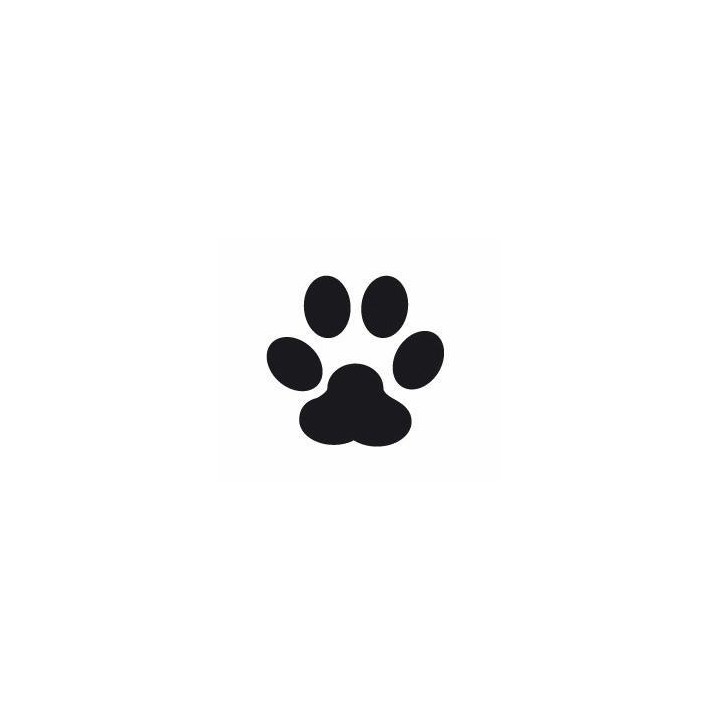 Easy punch paw print 15X16MM Easy punch paw print 15X16MM