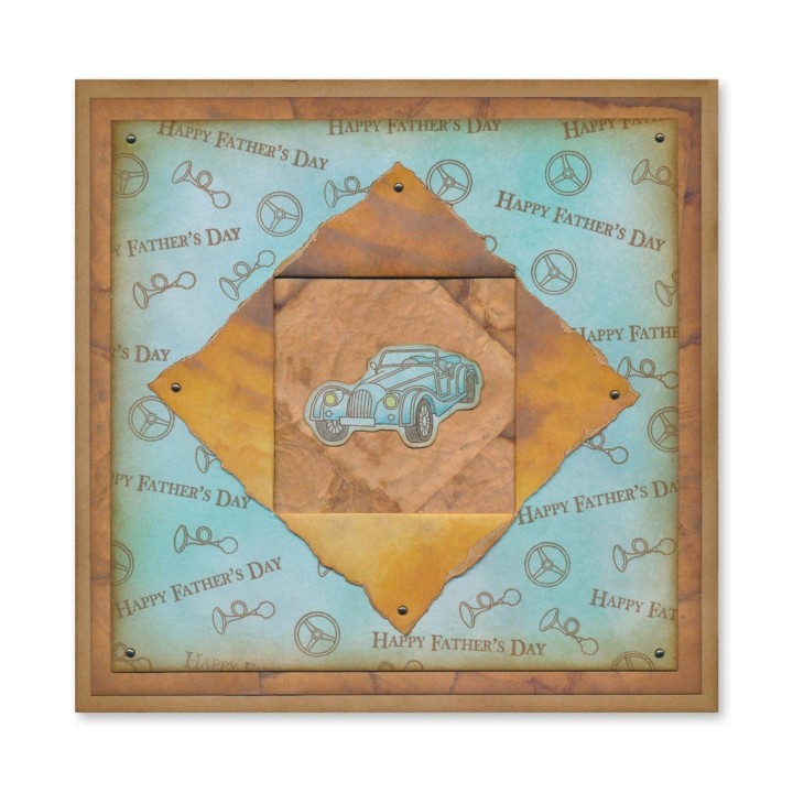 (ACC-CA-31458-88)Groovi - Designer paper DARJEELING LOOSE LEAF INFUSIONS COLLAGE PAPER 8" X 8"