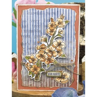 (BBCS10002)Clear Stamps - Berries Beauties - Happy Blue Birds - Floral Branch