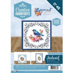 (CH10046)Creative Hobbydots 46 - Berrie's Beauties - Happy Blue Birds