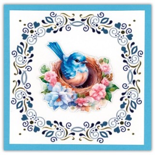 (CH10046)Creative Hobbydots 46 - Berrie's Beauties - Happy Blue Birds