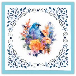 (CH10046)Creative Hobbydots 46 - Berrie's Beauties - Happy Blue Birds