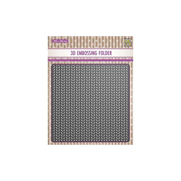 (EF3D082)Nellie's Choice Embossing Knitting