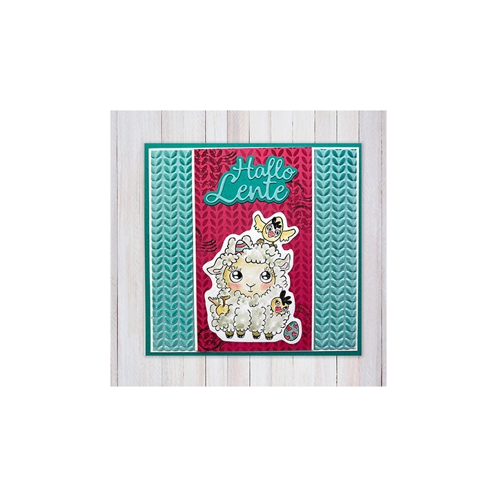 (EF3D082)Nellie's Choice Embossing Knitting