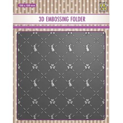 (EF3D086)Nellie's Choice Embossing Bunny's and Clovers