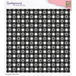 (NSCS001)Nellie`s Choice Clearstamp - Clover Squares