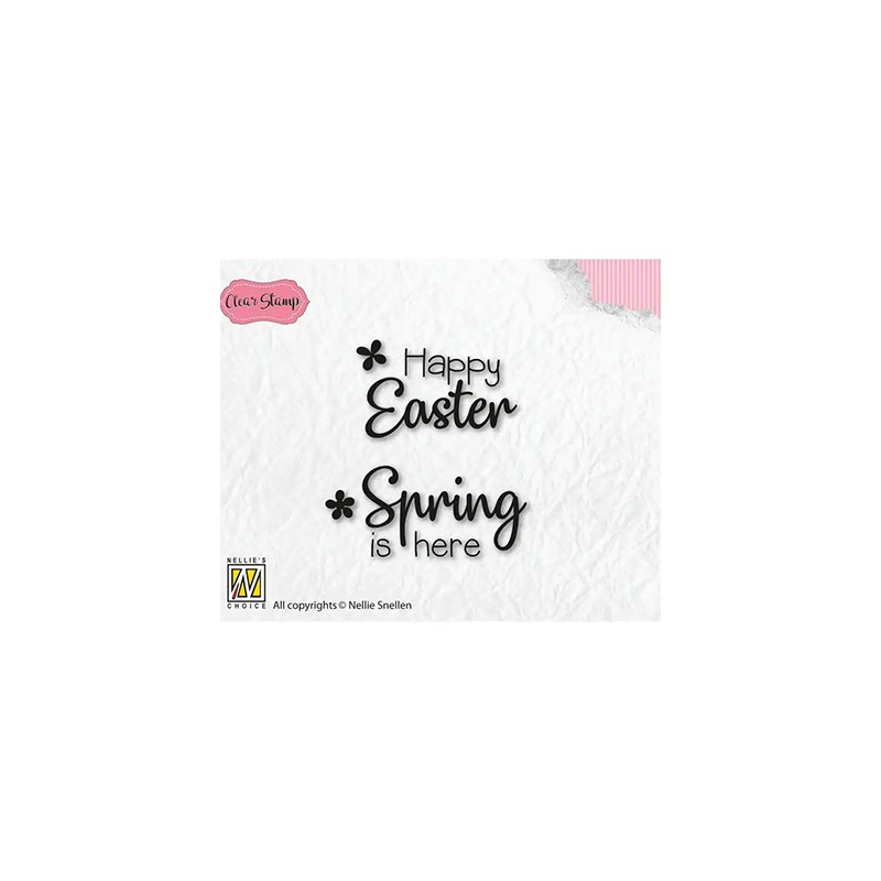 (NSCS003)Nellie`s Choice Clearstamp - Easter and Spring
