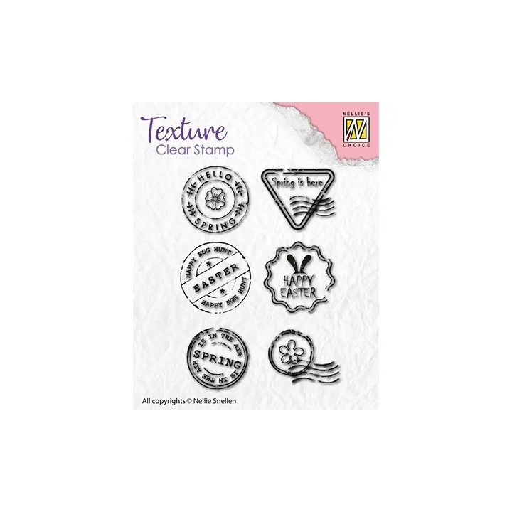 (NSCS005)Nellie`s Choice Clearstamp - Postal Marks