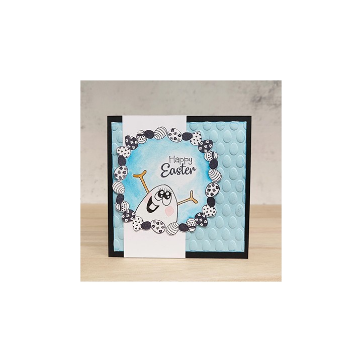 (NSCS006)Nellie`s Choice Clearstamp - Set A5 Hoppy Easter