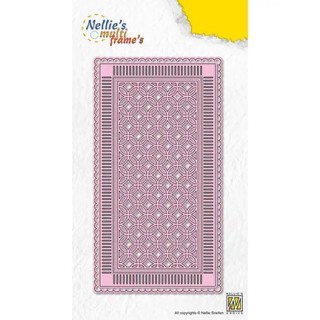 (MFD163)Nellie's shape dies Mini Slimline Stained Glass