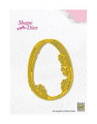 (SD302)Nellie's hape Dies Frame Eggshape