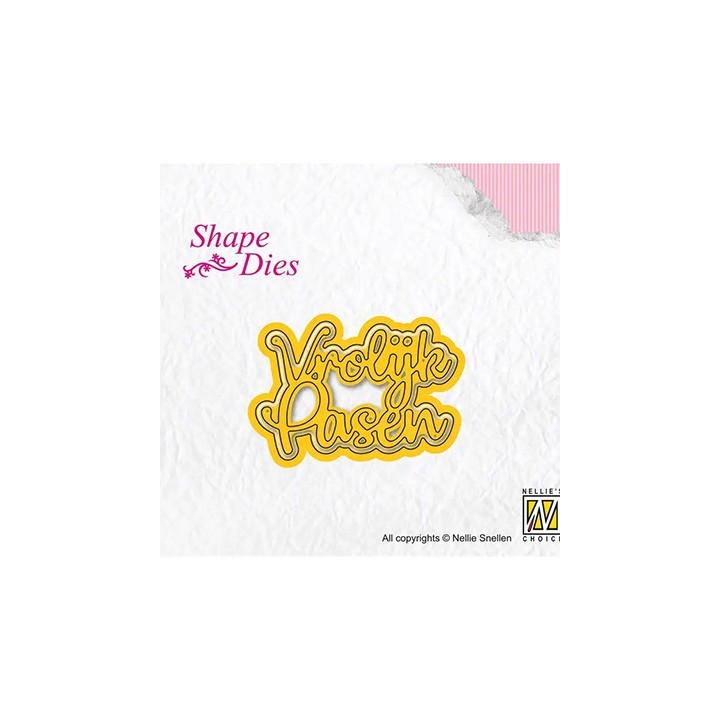 (SD309)Nellie's hape Dies Vrolijk Pasen