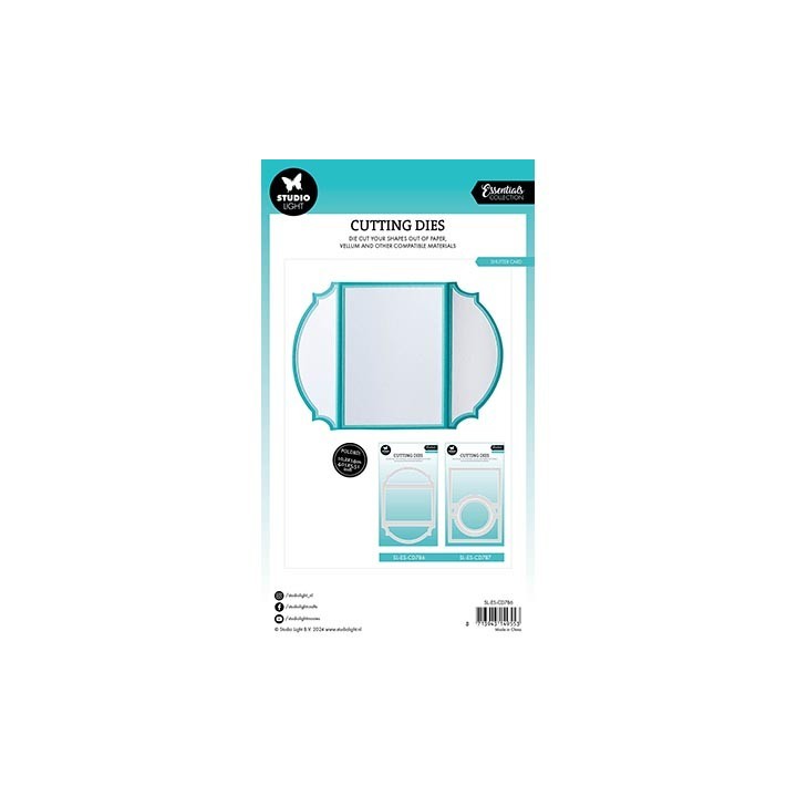 (SL-ES-CD786)Studio Light SL Cutting Die Shutter card shape Essentials nr.786