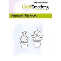 (5076)CraftEmotions clearstamps 6x7cm - Cactus 2