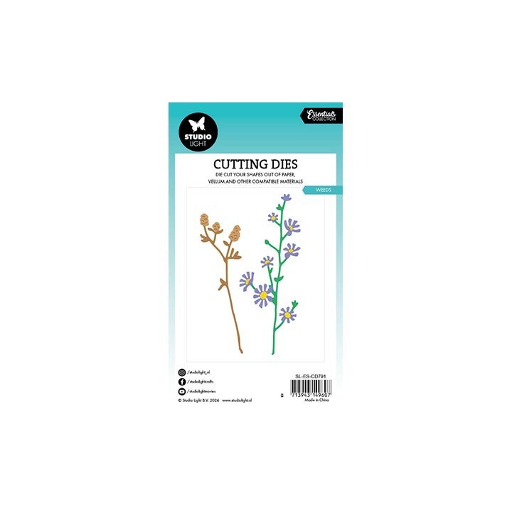 (SL-ES-CD791)Studio Light SL Cutting Die Weeds Essentials nr.791