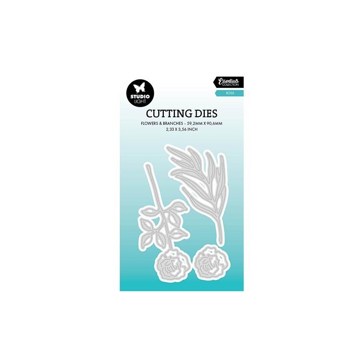 (SL-ES-CD793)Studio Light SL Cutting Die Rose Essentials nr.793