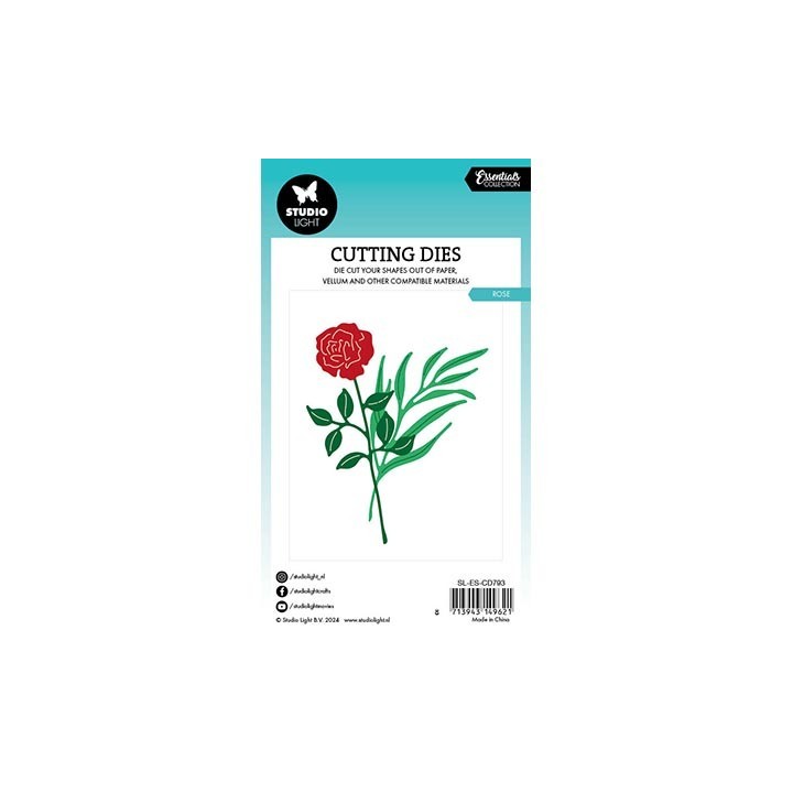 (SL-ES-CD793)Studio Light SL Cutting Die Rose Essentials nr.793