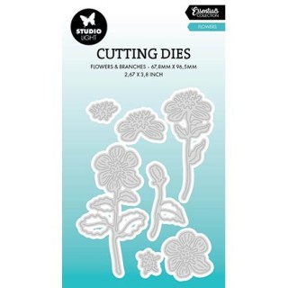 (SL-ES-CD794)Studio Light SL Cutting Die Flowers Essentials nr.794