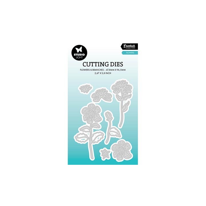 (SL-ES-CD794)Studio Light SL Cutting Die Flowers Essentials nr.794