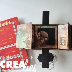 (CLCZ539)Crealies Cardzz (Double) Z-fold / Easel card 13,5 x 13,5 cm