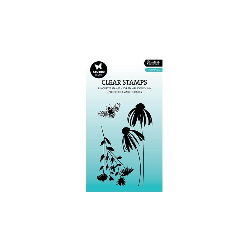 (SL-ES-STAMP612)Studio light SL Clear stamp Echinacea Essentials nr.612