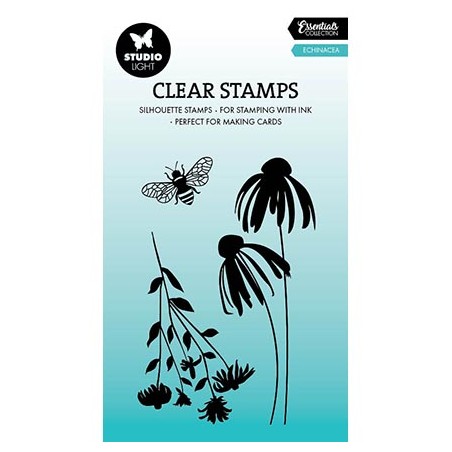 (SL-ES-STAMP612)Studio light SL Clear stamp Echinacea Essentials nr.612